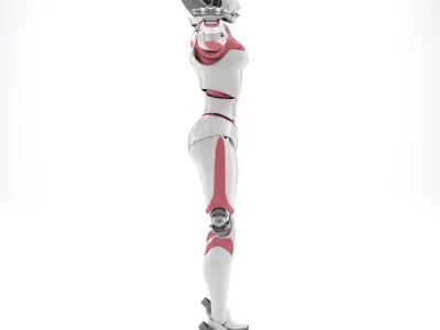 Female Android 3D model