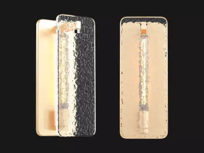 Calamette Glass Sconce 3D model