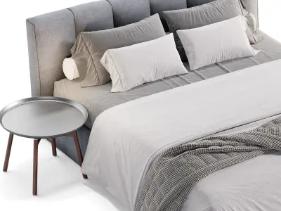 Warp bed by Lema 3D model