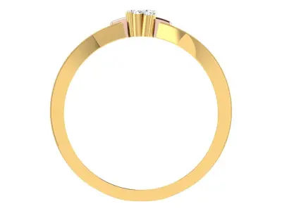 Women Ring  Render 3dm STL OBJ FBX Details 3D print model 262