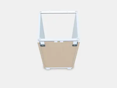 METOD Base cabinet frame 2 Low-poly 3D model