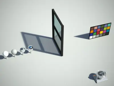 Low Poly Window Low-poly 3D model
