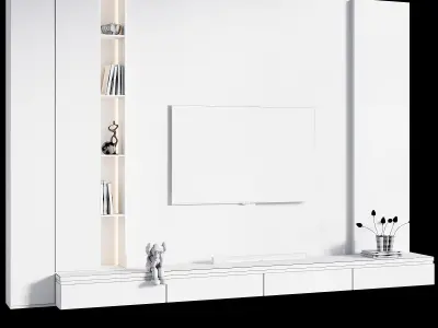 Tv Wall 79 3D model