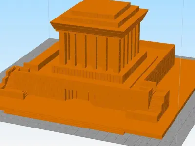 Ho Chi Minh Mausoleum in 3D 3D print model