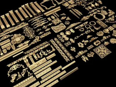  Collection of 170 Classic Carvings 06 