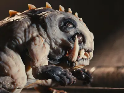 Lizard Demon Blender 3D model