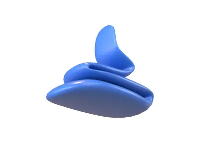 Liquid Dripping v1 016 Low-poly 3D model