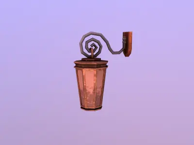 Stylize- Lantern Low-poly 3D model