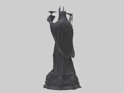The Shadow King statue model 3D model