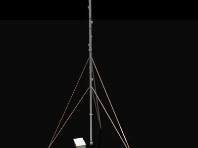 Tower radio 3D model