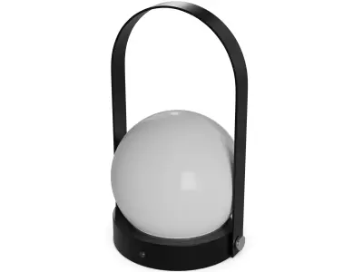 Portable light Low-poly 3D model