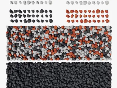 Gravel splinter smooth n1 3D model