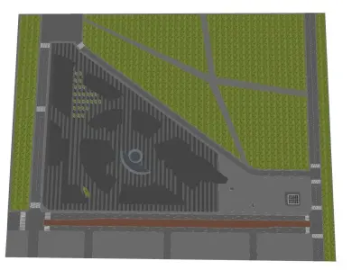 CITY BLOCK TERREINE  3D model