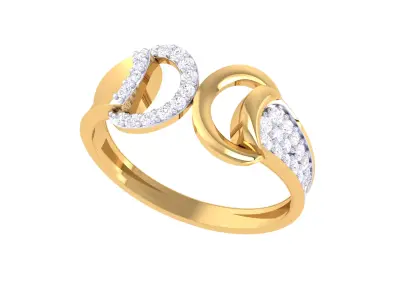 Women Ring MTL 3dm STL OBJ FBX Details 3D print model 22