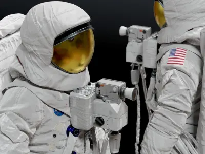 SPACESUIT Moon APOLLO 11 3D model