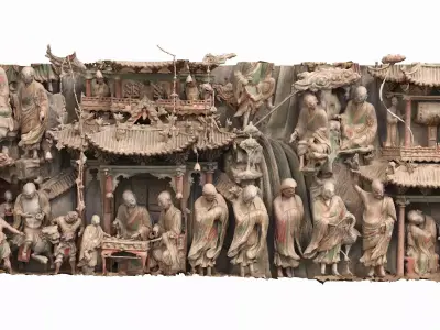 Deity Statue Sculpture22 3D model