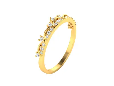 Women Ring  Render 3dm STL OBJ FBX Details 3D print model 169