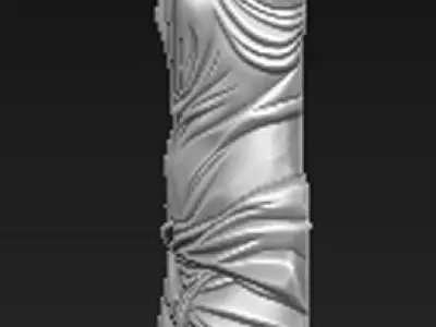 Corbel Decorative woman 2 3D model 3D print model