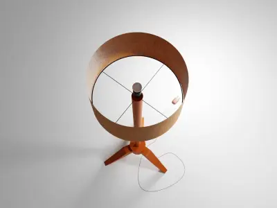 1950 Lamp Low-poly 3D model