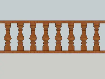 Baluster 3D Model Download 3D model Sketchup 3D model 3D model