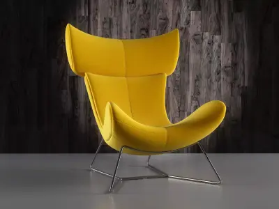 Imola modern lounge chair 3D model