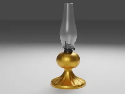 Oil Lamp 3D model