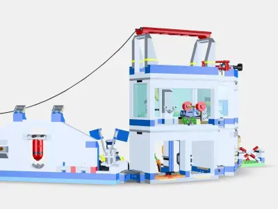 LEGO City Police Training Academy 60372 3D model
