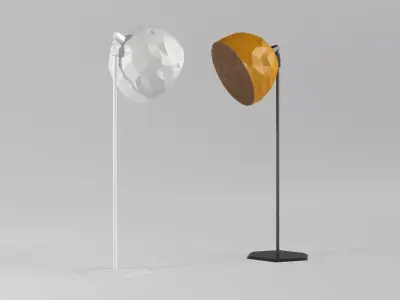 Rock Standing Lamp 3D model