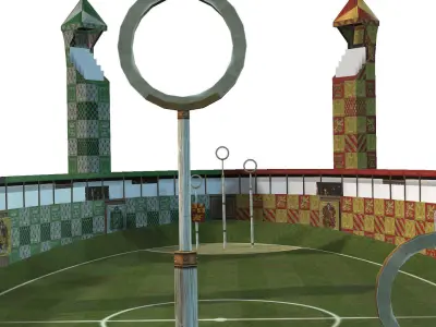 Quiddich Stadium 3D model