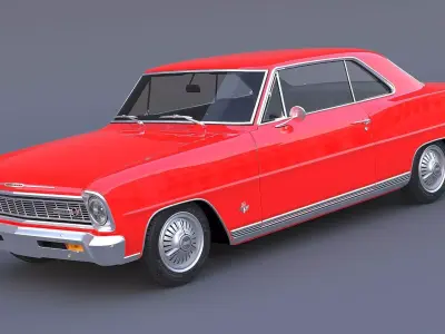 1966 Chevrolet Nova SS 3D model
