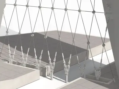  Al Wahda Arches Landmark Structure White 