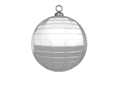 Disco Ball v1 001 Low-poly 3D model