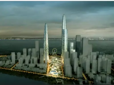 Shenzhen Bay Super City  3D model