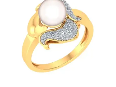 Ring Earrings Pendant Combo - PS09 3D print model