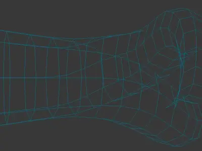 handle Low-poly 3D model