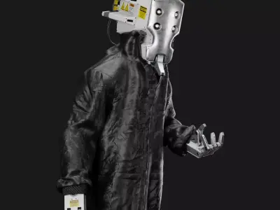 Urban Robot Blender 3D model