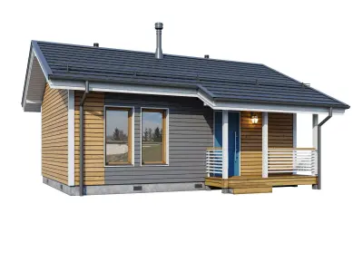 Alpine House Serenity 3D model