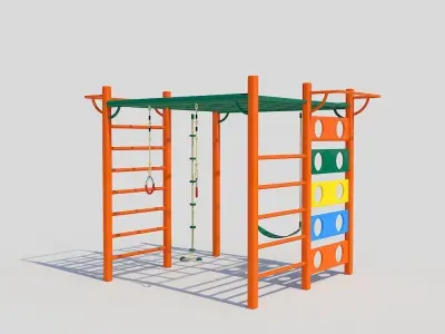 Childrens  sports complex - Traffic Light 3D model