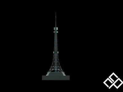 3D Printable Tokyo Tower Japan 3D print model