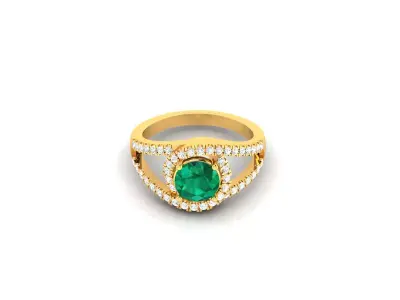 Engagement Wedding Ring 3dm Render Detail  3D print model order