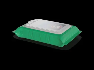 Window cleaners Glass Cleaner Wipes Low-poly 3D model