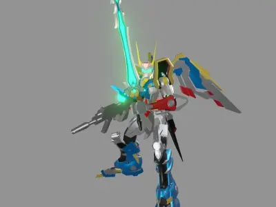 The Mecha Attacker 9 3D model