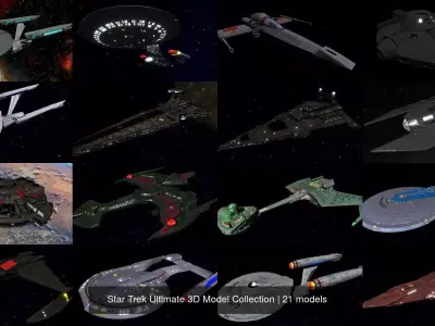 Star Trek Ultimate 3D Model Collection 3D Model Pack