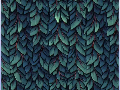 Stylized Foliage Seamless Texture Texture purchase