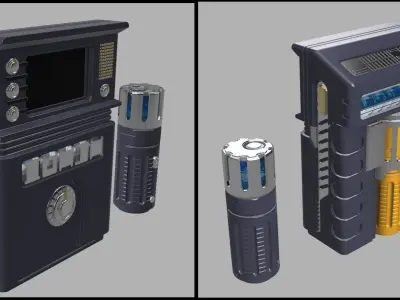ST Discovery Tricorder 3D print model