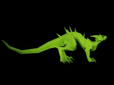 Lowpoly Dragon Pack