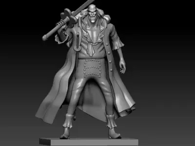 Squard - Whitebeard Pirates - One piece 3D print model