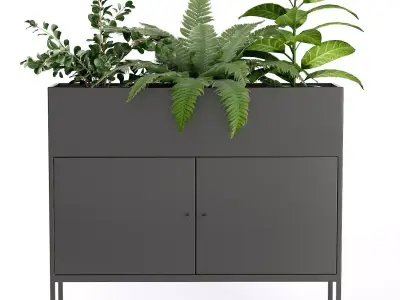 Metal console Consuela La redoute 3D model