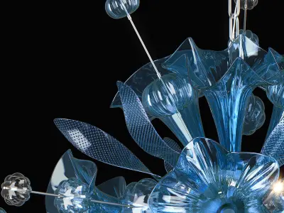 89312x Celesta Lightstar Chandelier 3D model