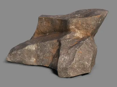 Mountain Rock 02 Low-poly 3D model purchase